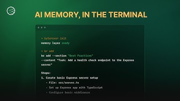 AI Memory, in the Terminal | Byterover CLI Beta Version