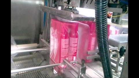 Automatic Bottle Collating & Shrink Wrapping Machine