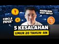 5 kesalahan terbesar umur 20an