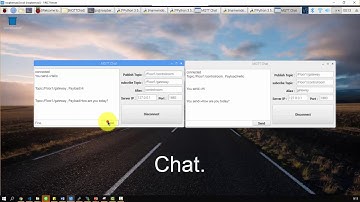 Demo Raspberry Pi PyQt Course(PyQt MQTT Chat ) by TESR