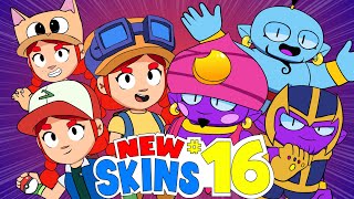 ⭐️ JESSIE & GENE NEW SKINS IDEAS - BRAWL STARS ANIMATION #16