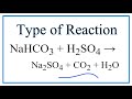 Chemical Reactions of NaHCO3 and H2SO4