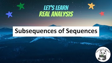 (RA08) Subsequences of Sequences