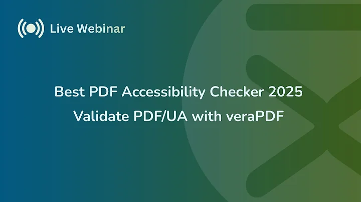 Best PDF Accessibility Checker 2025: Validate PDF/UA with veraPDF and PDFix