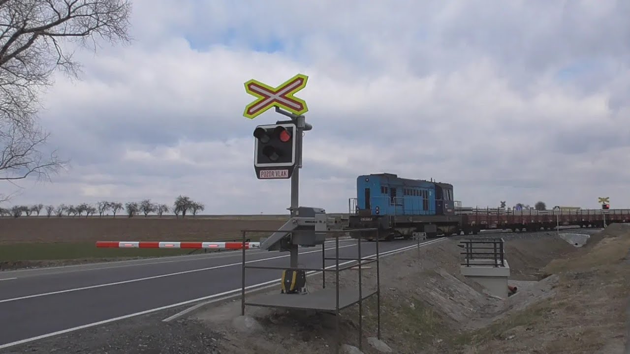 Železniční přejezdy (AŽD LED PV) Vrdy-Koudelov #1 + #2 - 19.11.2021 + 7.3.2022