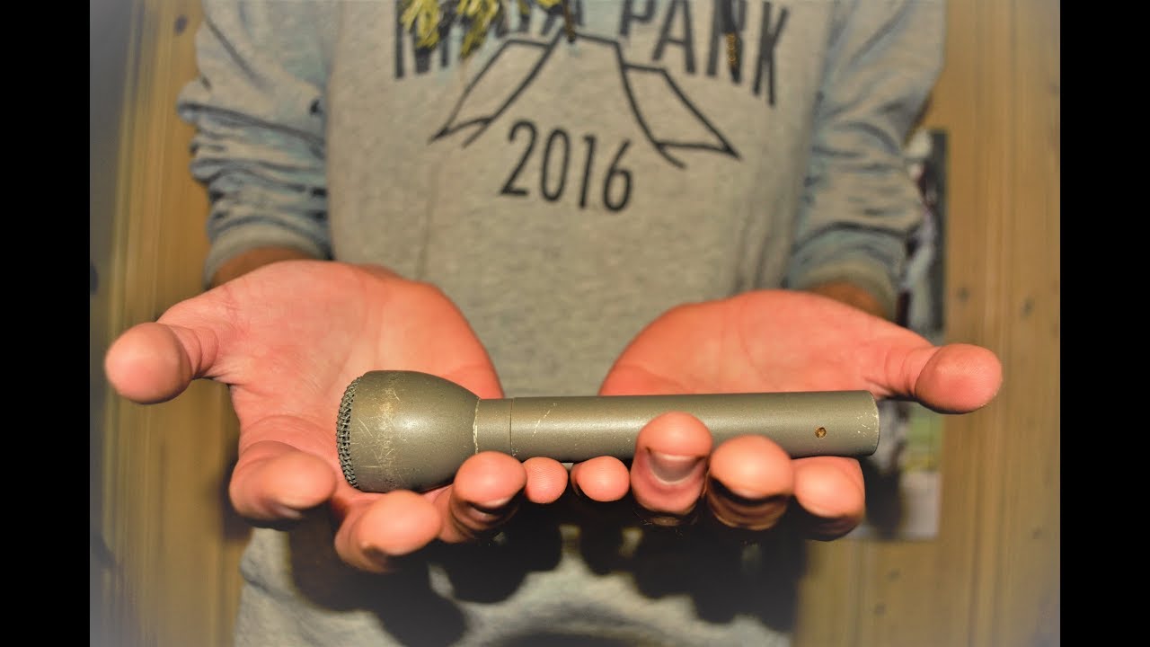 ASMR using a radio mic from the 80's