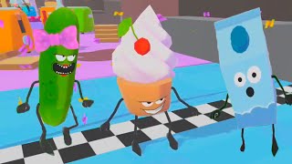 THE FRUITS OBSTACLES RACES Gameplay Walkthrough FALL GUYS RUN 3D Android Game screenshot 3