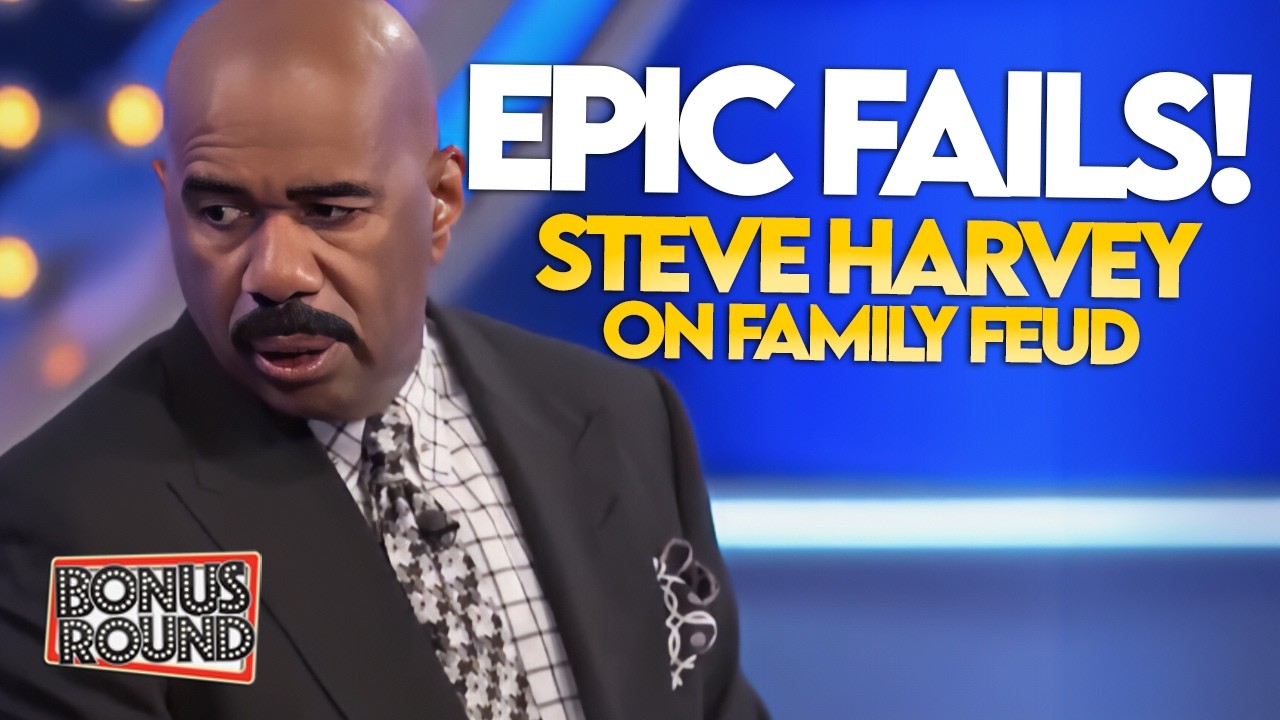 Epic Fails And Family Feud Bloopers With Steve Harvey