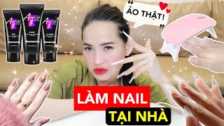 TỰ LÀM NAILS GEL GUM TẠI NHÀ! | LẦN ĐẦU ĐẮP GEL VÀ CÁI KẾT KHÓ ĐỠ...