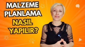 Malzeme planlama nasıl yapılır