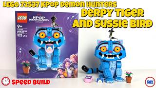 Building The New Lego Kpop Demon Hunters 72537 Derpy Tiger And Sussie Bird