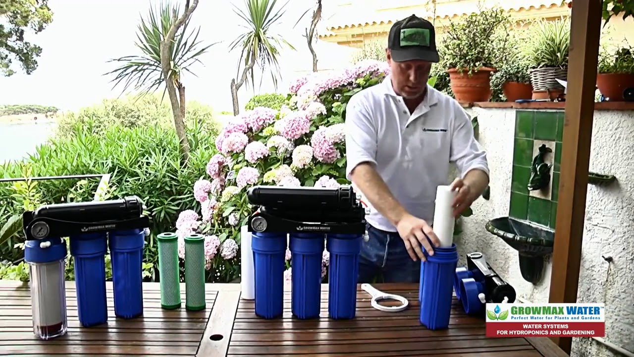 How to change Filters on GROWMAX WATER Garden Reverse Osmosis Systems