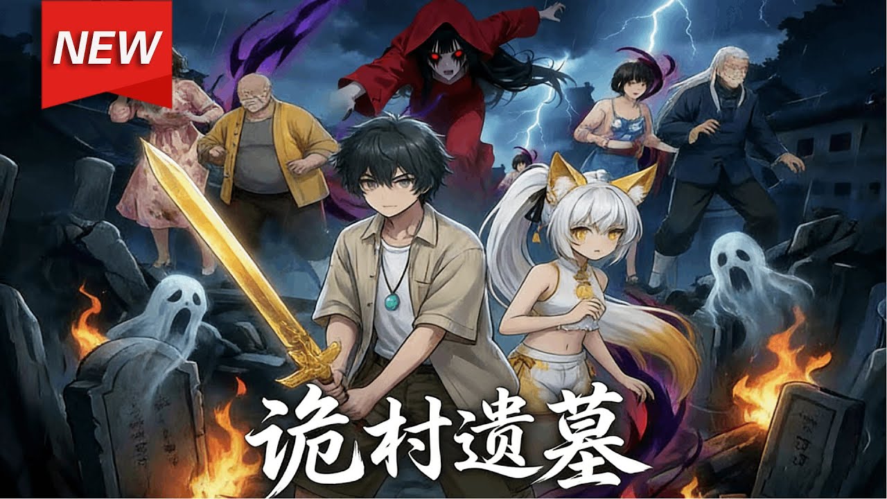 MULTISUB📢新番上线《诡村遗墓》第1~70集丨快递员张不二接到爷爷电话回到山村，却发现整个村庄五年前已毁于一场大火。夜遇诡异村民，日探荒坟乱岗，所有线索都指向一座被封印的商纣王古墓 