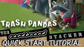 How to Play Trash Pandas from Red Rook Games - Quick Starter Tutorial