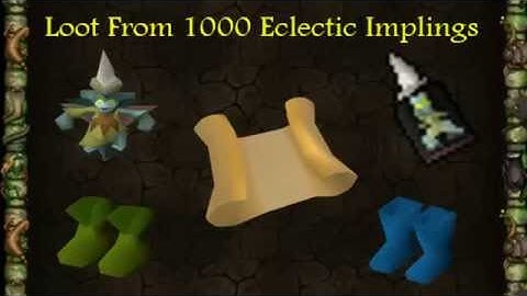 Loot From 1000 Eclectic Impling