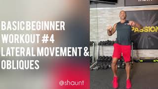 Basic Beginner Workout #4: Lateral Movement + Obliques