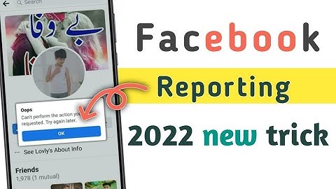 Facebook Reporting Real Trick || How To Report Fb Account Hindi Urdu || Meta reporting tricks 2022