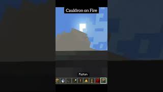Cauldron on Fire #minecraft
