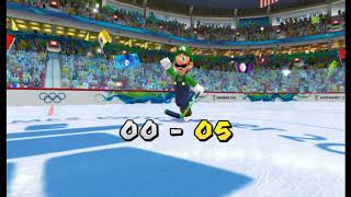 Mario & Sonic At The Olympic Winter Games - Ice Hockey Team Mariored & Green