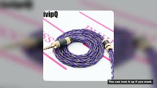 ivipQ-335 In-Ear Monitor (IEM) cable, high-fidelity multi-core headphone upgrade cable, suitable for