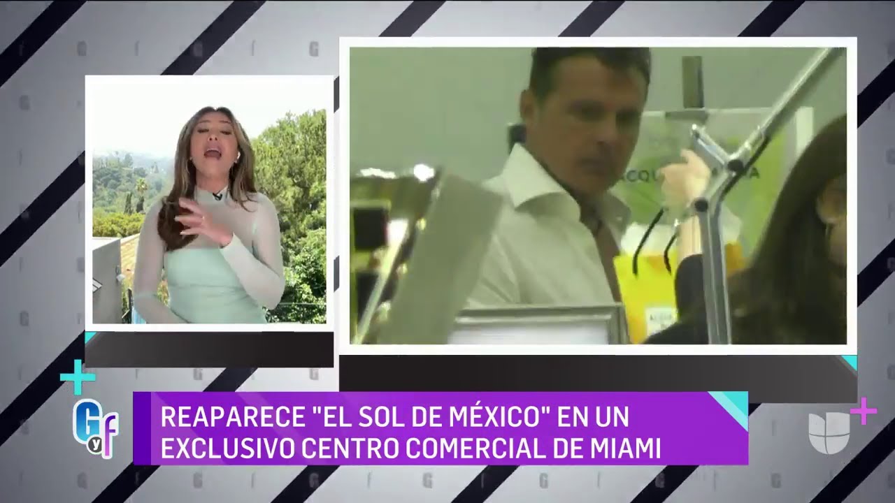 Reaparece Luis Miguel en Miami en un centro comercial