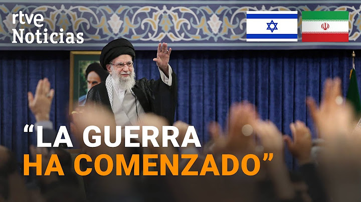 ISRAEL - IRÁN: TEHERÁN declara la GUERRA ABIERTA y TRUMP cierra filas con NETANYAHU | RTVE Noticias