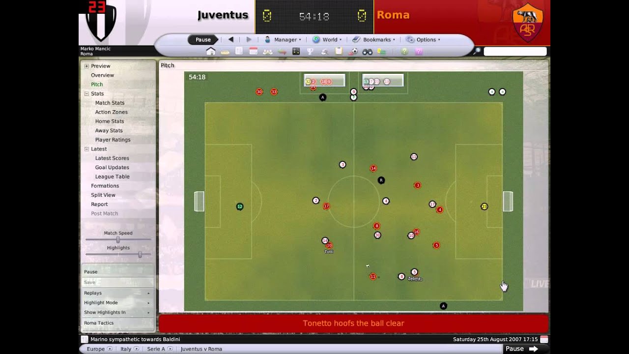The Best Tactic For Football Manager 2008 YouTube
