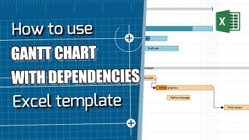 [Tutorial][Promo] How to Use Gantt Chart With Dependencies Excel Template