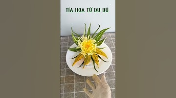 My tran 77, cắt tỉa hoa từ đu đủ #tiahoaqua #thinhhanh #mytran77