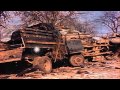 View of wrecked vehicles in Cologne City in Germany during World War 2 HD Stock Footage