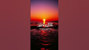 (وَلَسَوْفَ يُعْطِيكَ رَبُّكَ فَتَرْضَى)  سورة الضحى من ترتيل القارئ ماهر المعيقلي ♥️🤲♥️