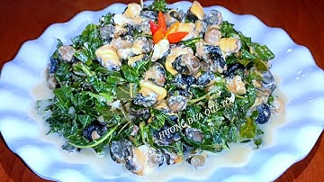 Đặc Sản Miền Tây l  Ốc Bươu Xào Lá Cách Nước Cốt Dừa l HƯƠNG DỪA QUÊ TÔI