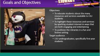 Learning with LOUIS - Planning a Library Wide Open House: Data Driven Decision Making in Action