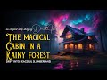 THE MAGICAL FOREST CABIN | Rain on Window & Distant Thunderstorm - Long Sleep Story for Grown Ups