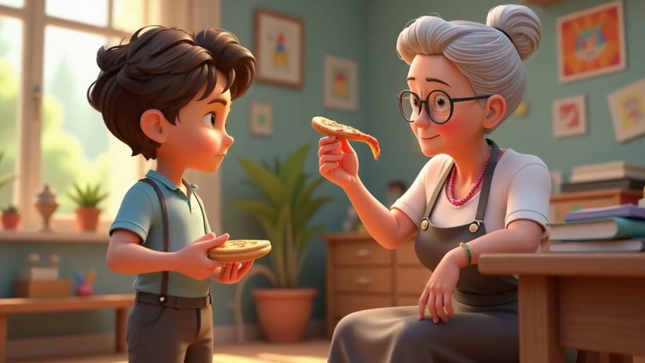 Fun🌼 Episode 8: Pizza Math! Golu's Funny Tuition Day | Kids Learning Cartoon