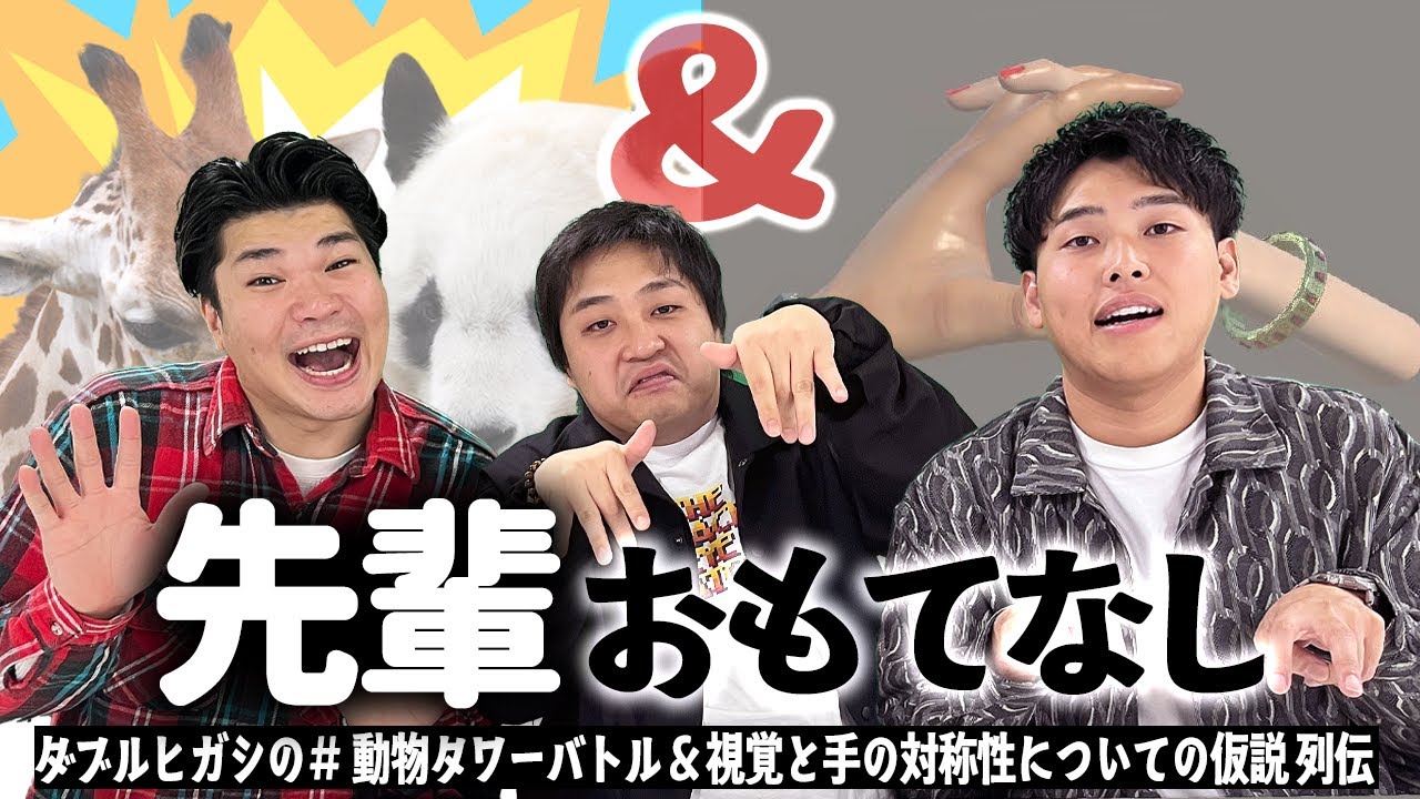 恥をかかせてしまって申し訳ございません【ダブルヒガシの動物タワーバトル&視覚と手の対称性についての仮説列伝】