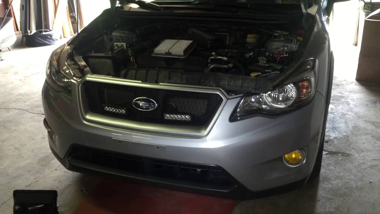 2013 Subaru XV Crosstrek LED headlight boomerang - YouTube