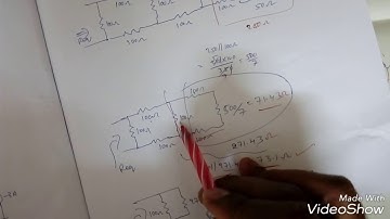 Network Theory Lec-8-3: Problems solved based on KVL,KCL, Current division and voltage division