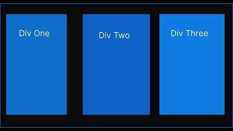 How to Align 3 Divs in CSS Like a Pro Using Flexbox.