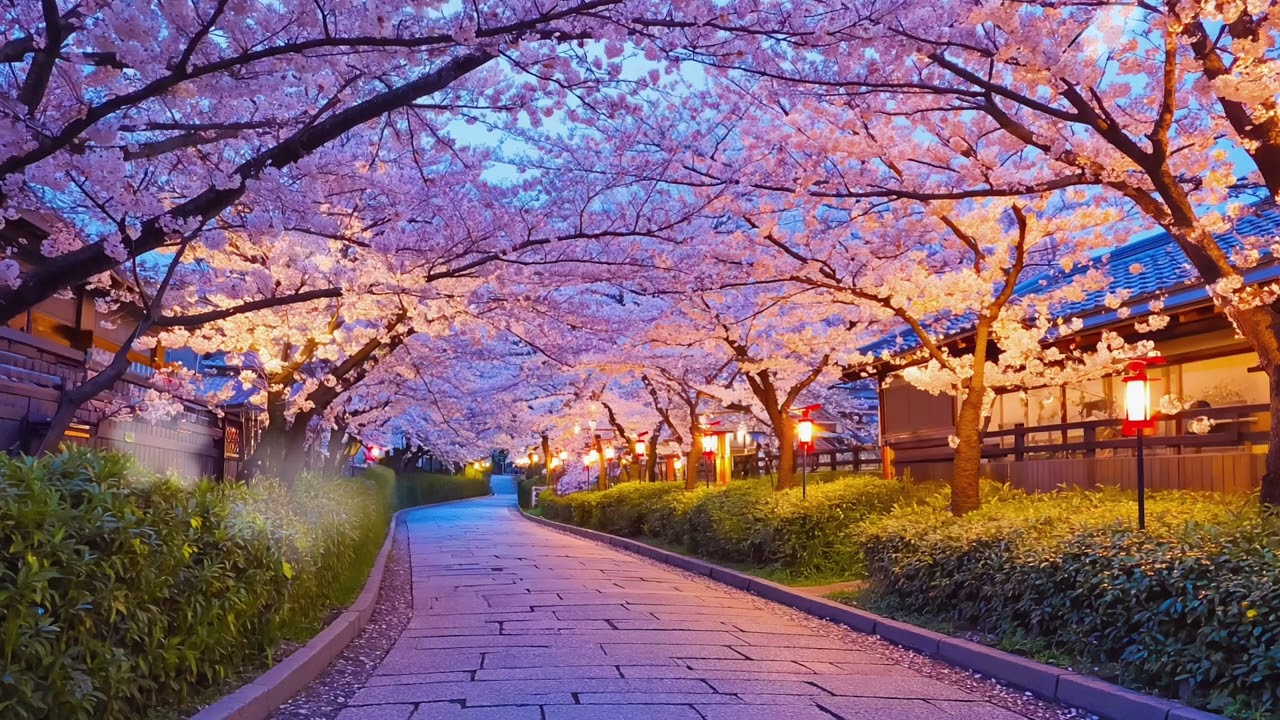 Quiet Cherry Blossom Path 🌸 | Peaceful Spring Ambience for Relax, Study & Calm | 桜の小道