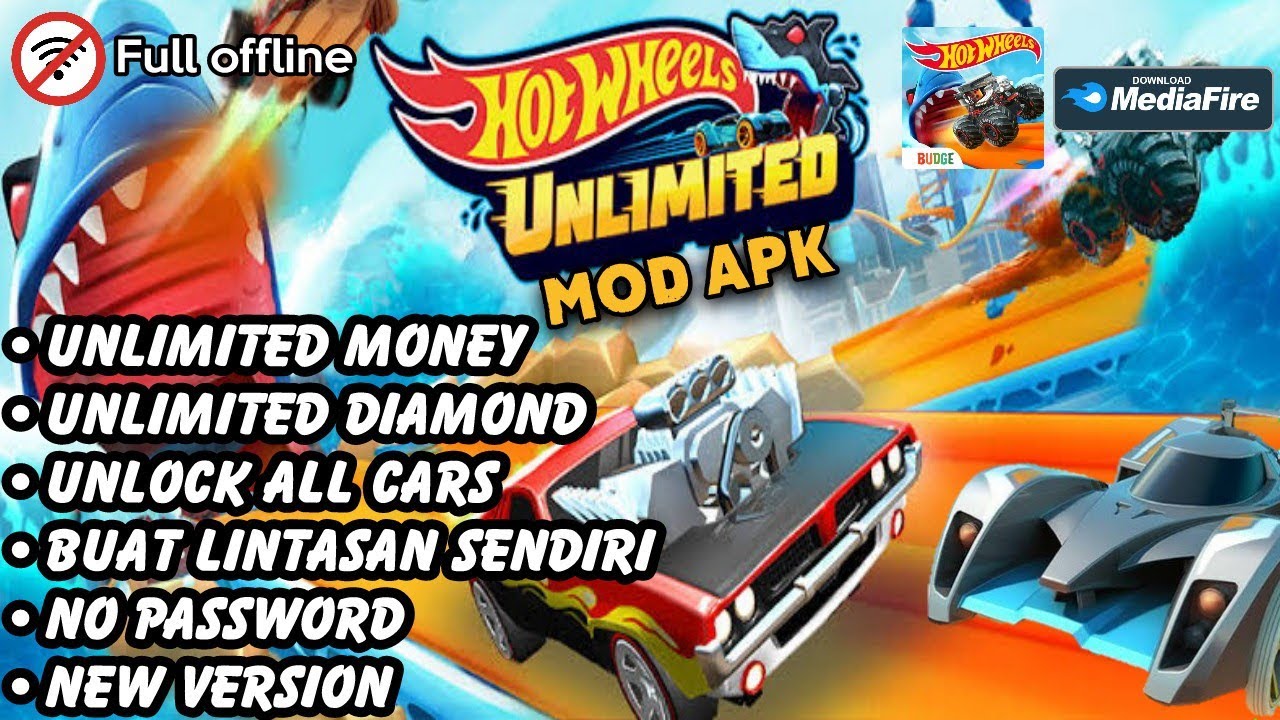 Hot Wheels Unlimited Mod Apk Terbaru Unlimited Money & Diamond