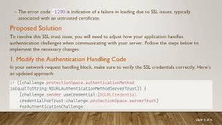 Resolving the HTTP Load Failed Error in iOS when Upgrading to HTTPS Profile