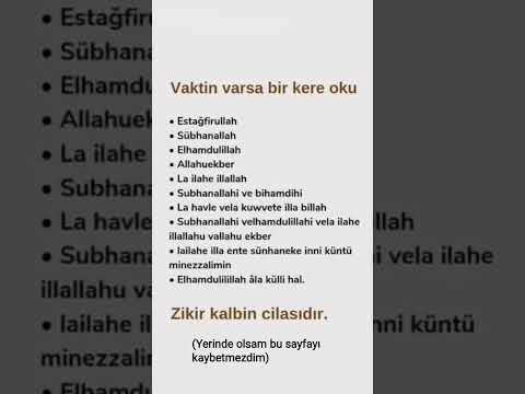 VAKTİN VARSA BİR