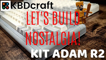 Building the second 1st Lego brick keyboard, The Adam Kit R2, now in grey and with sound dampening!