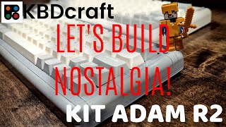 Building the second 1st Lego brick keyboard, The Adam Kit R2, now in grey and with sound dampening!