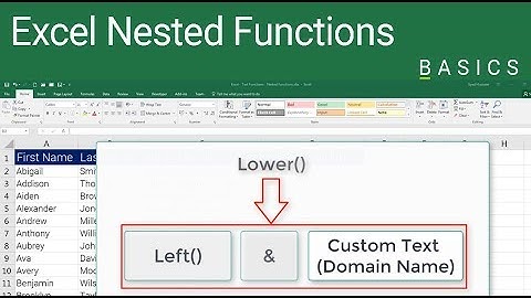 Excel Nested Functions