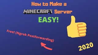 How to Make a Modded Minecraft Server (2021) (FREE, NGROK)