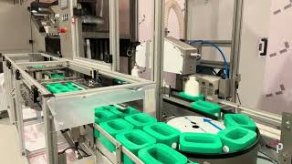 Bottle Unscrambler With Pucks And Rinsing System - Minor 150