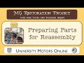 417 MG Tech | Midget Restoration - Preparing Parts for Reassembly