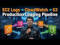 Production Grade AWS Logging Pipeline (EC2 → CloudWatch → Lambda → S3)